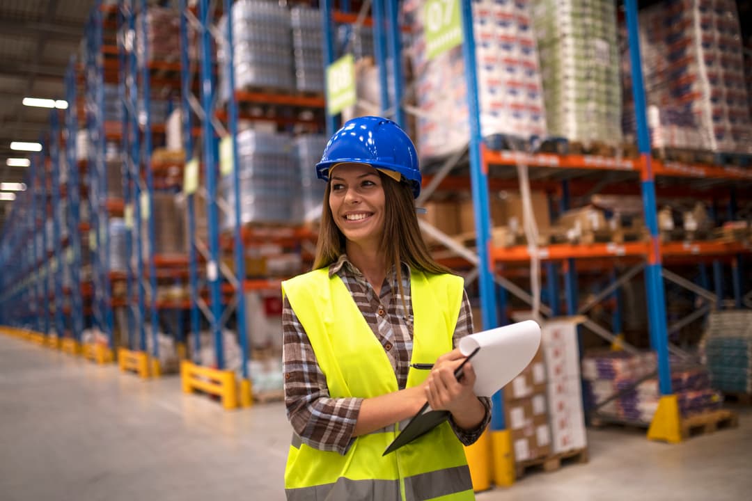 Arbeitssicherheit - Schutzhelm und Sicherheitsausrüstung